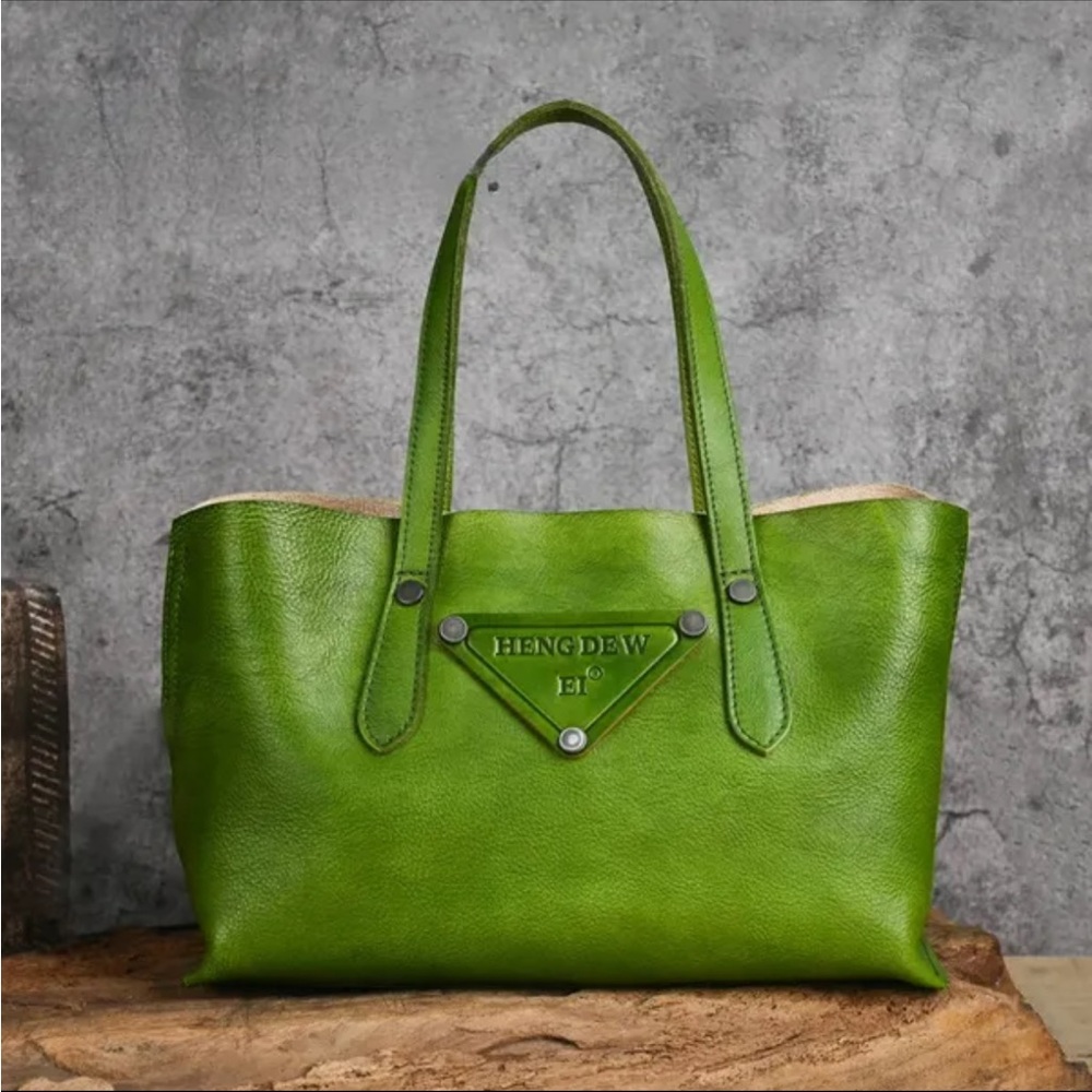 Green Leather Bag